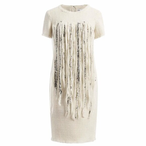 CHANEL RUNWAY TWEED MINI DRESS SIZE 38 FR, 6 or 4 US NEW - Picture 13 of 15